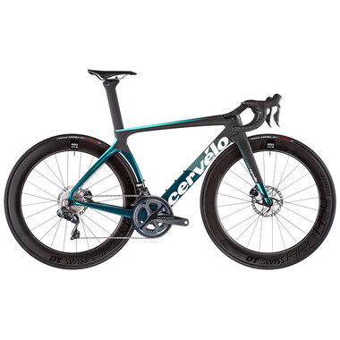 Bicicleta de carrera CERVÉLO S5 DISC Shimano Ultegra Di2 8070 36/52 Negro/Verde 2020 0